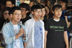 H.K. court jails democracy protest leaders up to 8 months on appeal