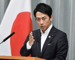 Japan PM Abe's Cabinet reshuffle
