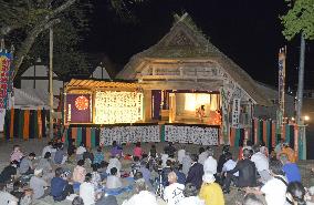 Kabuki stage performance in Fukushima village