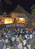 Kabuki stage performance in Fukushima village