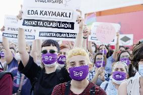 Protest against Turkey's possible withdrawal from treaty to protect women