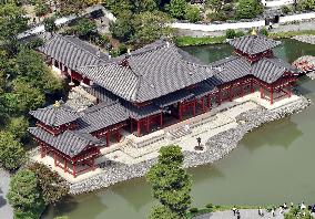 World Heritage temple's Phoenix Hall renovated