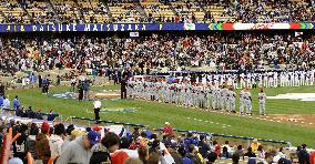 Japan vs. U.S. in WBC semifinal game in Los Angeles