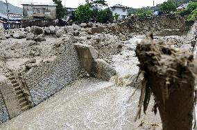 Traces of powerful typhoon in Nagano