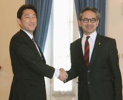 Japanese, Indonesian foreign ministers