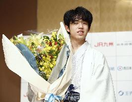 Fujii becomes youngest shogi player to hold 2 major titles