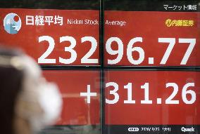 Surge in Tokyo stocks
