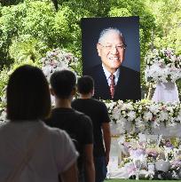 Altar for ex-Taiwan President Lee Teng-hui