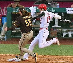 Baseball: Padres v Angels