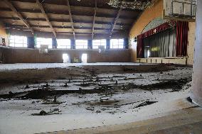 Tsunami-hit school in northeastern Japan