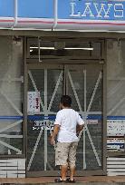 Powerful typhoon approaches Japan