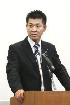 Leadership race of new opposition party in Japan