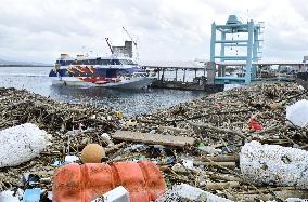 Aftermath of Typhoon Haishen