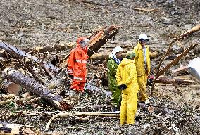 Aftermath of powerful Typhoon Haishen