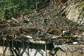 Aftermath of powerful Typhoon Haishen