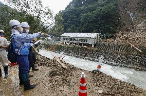 Aftermath of powerful Typhoon Haishen