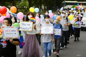 LGBT parade in Sapporo