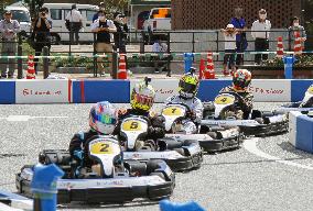 Go-cart race on public road