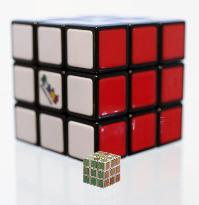 CORRECTED: World's tiniest Rubik's Cube puzzle