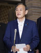 Japan PM Suga holds 1st phone talks with China's Xi