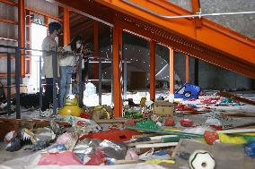 Disaster-hit elementary school