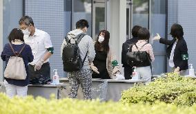 1st trial hearing of serial murder case in Zama, Japan