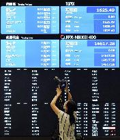 Tokyo stock trading stops due to system glitch