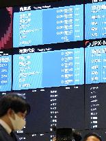 Tokyo stock trading stops due to system glitch