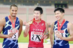 Athletics: Japanese national c'ships