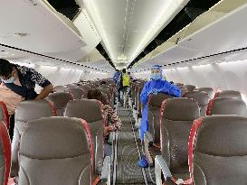 Singapore-Malaysia flight after coronavirus-related travel restrictions eased