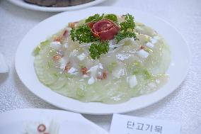 Dog meat cooking contest in North Korea