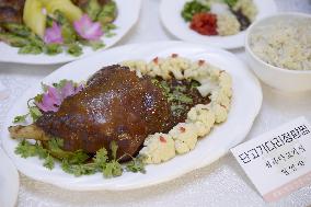 Dog meat cooking contest in North Korea