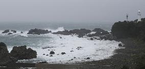 Typhoon Chan-hom approaches Japan