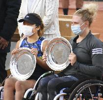 Tennis: French Open women's wheelchair doubles final