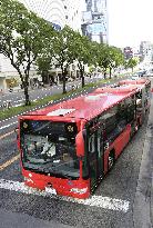 Trial of new public transportation in Nagoya