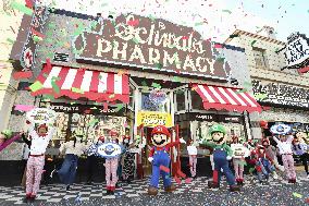 Mario themed cafe at Universal Studios Japan