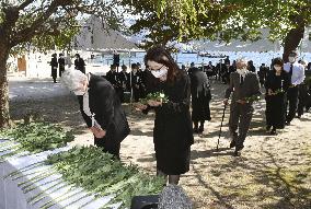 Memorial service for people who worked on WWII poison gas production