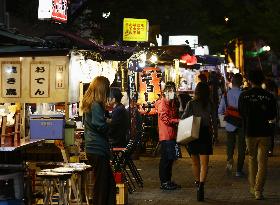 Food stalls in Fukuoka