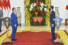 Japan PM Suga in Indonesia