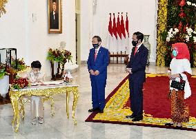 Japan PM Suga in Indonesia