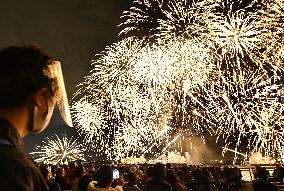 Fireworks at Nagoya port