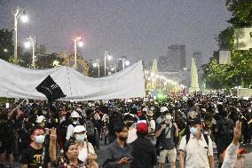 Anti-establishment demonstration in Thailand