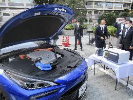 Toyota's fuel cell vehicle