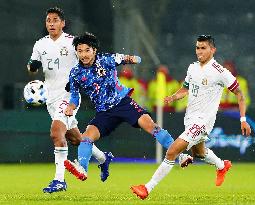 Football: Japan-Mexico int'l friendly