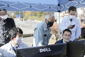 JAL test-flies drone to carry relief goods in mountainous area