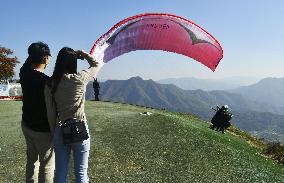 Paragliding in South Korea