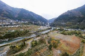 Dam construction plan in southwestern Japan