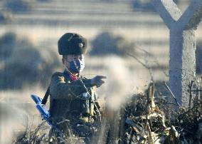 N. Korean border area with China