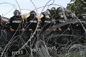 Anti-establishment demonstration in Thailand