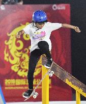 Teenage Japanese skateboarder Funa Nakayama